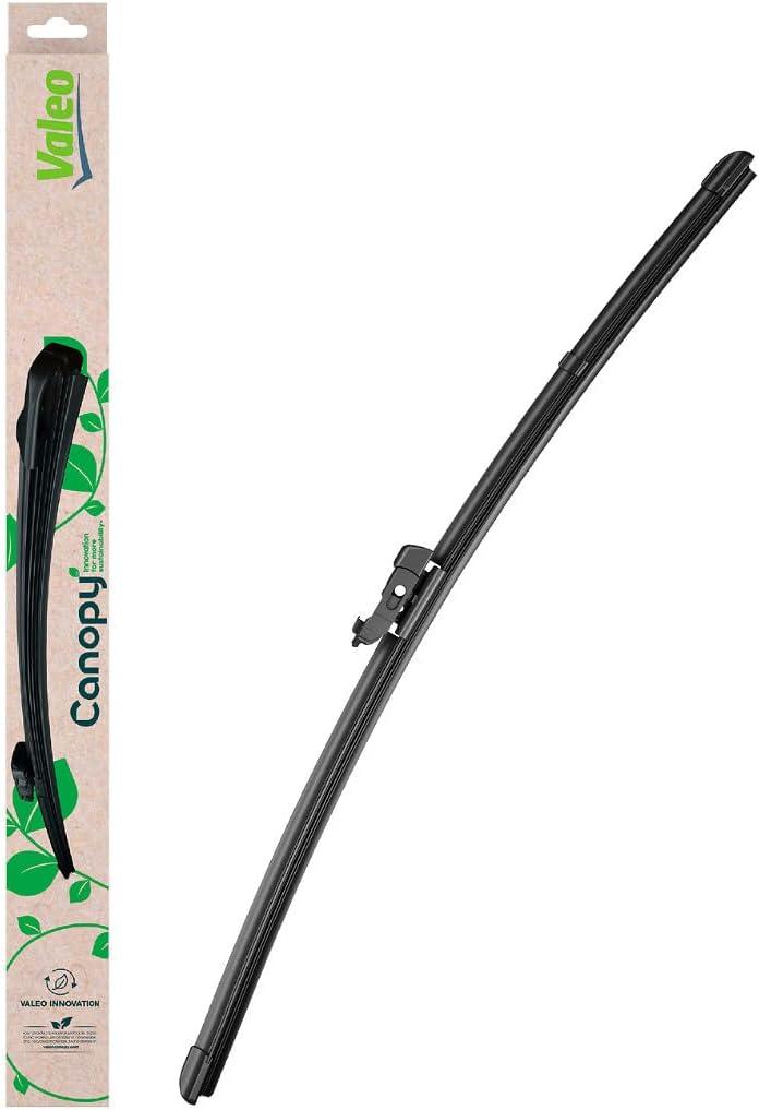 Valeo 583936 Canopy Innovative Automotive Replacement Windshield Wiper Blades for My Car Made From Natural and Recycled Materials, 18-inch Wiper Blade, Pack of 1