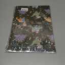 2 x RiukRaiu Dinosaur Christmas Wrapping Paper for Kids Adults - Green Xmas Gift Wrap Santa Hat T-Rex Trees Candy Canes Colorful Flags Stars Snowflakes for Holiday Party - 4 Jumbo Sheets, 40 x 28 Inches Each