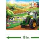 TOMY John Deere Farm Kids Puzzle - Kids and Toddler Puzzle with Large Durable Pieces - Toddler Learning Toys for Early Childhood Development - Kids Puzzles - 70 Piece - Puzzle for Kids Ages 4 and Up