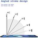 Stylus Pen for Samsung Galaxy Tab A11+/A11/A9+/A9/A8/A7 Tablet Pens for iOS/Android/Windows Stylists Pen with Dual Touch Screen Stylus Pencil (Black)