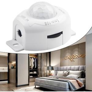 PIR Infrared Motion Sensor Detector, DC5-24V Auto on Off Timer Switch, Motion Sensor Light Switch Movement Detector, Activated Timer Automatic PIR Motion Sensor PIR Infrared Motion Sensor Detector, DC5-24V Auto on Off Timer Switch, Motion Sensor Light Switch Movement Detector, Activated Timer Automatic PIR Motion Sensor