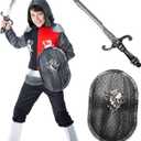 Morph Medieval Knight Costume for Kids - Boys Knight Armor Halloween Costume - Medieval Dress Up for Boys (Large - (9 - 11 Years))