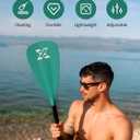 ZLX Paddle Board Paddle, 3 or 4 Piece Adjustable SUP Paddle, Detachable Floating Kayak Paddles, Lightweight Oar with Premium Durable Fiber Blade, for Paddleboard, Surfing, Water Sports Enjoyment