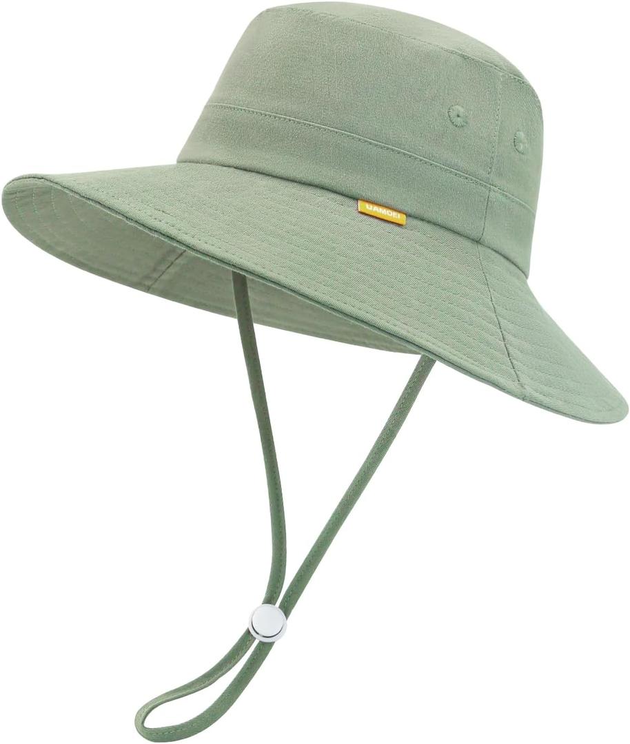 Baby Sun Hat Toddler UPF 50+ Kid Bucket Hats for Girl Summer Cap Boy Sun Protection Caps Wide Brim