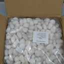 Pulovin 30 lbs White Rocks for Plants Indoor, 1-2 inch Decorative Garden Stone Outdoor Landscaping, Walkways, Yard, Large Polished River Rocks for Plants Pots, Vases, Crafts