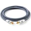 Impeto Subwoofer Digital Audio Coaxial Cable Dual Shielded Cord, 24K Gold Plated Connector RCA to RCA Stereo Cable 4.9feet/ 1.5M