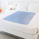 Bed Pads Washable Waterproof 34'' x 36'' (Pack of 4), Reusable Incontinence Underpads for Adults, Washable Pee Pads, Great for Dogs, Cats, Bunny, Seniors Bed Pad, Hospital Bed Sheets, Blue