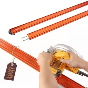 Circular Saw Guide Rail, 100-Inch Straight Edge Clamp