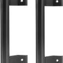 Sliding Door Handle,Fits 6-1/2 in Mounting Holes Sliding Glass Door Pull Handle,8" Sliding Patio Door Handles for Right or Left - Black