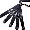 LABEAR - SAE HEX Ultra Low Profile Offset Screwdriver Set, 90 Degree Straight Slim Plate For Tight Area, EDC Screwdriver 5pcs Set