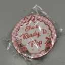 Shes Ready to Pop Party Plates, Retro Soda Theme Baby Shower Decor include 48 Plates for Gender Reveal Pregnancy Announcement Newborn Party Supplies (Plates)