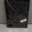 KEROM Compatible for Crocodile MacBook Pro 13 Inch Case 2025-2016 M2 M1 A2338 A2289 A2251 A2159 A1989 A1706 A1708, Textured Aligator Skin Snakeskin PU Leather Hardshell & Keyboard Cover, Brown