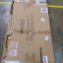 Tangkula Outdoor 4 Pcs Acacia Wood Sofa Set w/Water Resistant Cushions, Padded Patio Seating Chat Set w/Coffee Table for Garden, Backyard, Poolside (1, White)