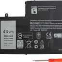 TRHFF P39F P49G Notebook Battery for Dell Inspiron 14 15 5000 15-5547 5547 5548 5545 5542 5447 5445 5448 DFVYN P39F 58DP4 VVMKC Latitude 14 3450 15 3550 0PD19 1V2F6 1WWHW 5MD4V P51G Laptop