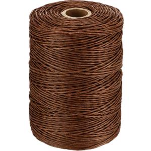 Syhood 673 Feet Floral Vine Bind Wire Rustic Wrapping Wire for Flower Bouquets(Brown)
