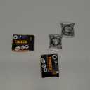 2PACK TIMKEN 6201-2RS Double Rubber Seal Bearings 12x32x10mm, Pre-Lubricated and Stable Performance and Cost Effective, Deep Groove Ball Bearings.