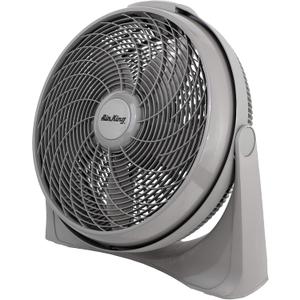 Air King 9500 20-Inch 3-Speed Commercial Grade Deluxe Pivot Fan with 2,390-CFM, 1/22-Horsepower, Grey Finish