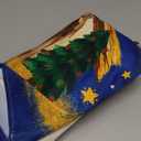 Christmas Chair Covers Set of 6, Nativity Scene Chair Back Covers Holiday Jesus Dining Chair Slipcovers Protector for Kitchen Dining Room Church Xmas Party Decoration