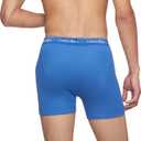 Calvin Klein Mens Cotton Classics 3-Pack Boxer Brief (Blue, M)