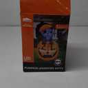 Joiedomi 5 FT Halloween Inflatables Outdoor Decorations, Inflatable Halloween Decor Outdoor Blow Up Pumpkin for Yard, Animated Blow Up Cat On Pumpkin with LEDs for Outside Decor