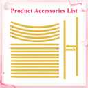 Wokceer 7.2 FT Wedding Arch Backdrop Stand, Gold Metal Arch Backdrop Stand for Wedding Ceremony Birthday Party Bridal Baby Shower Photo Booth Garden Floral Balloon Arches Decoration