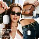 2 x for Airpods Pro 3 Case Clear, Soft TPU Transparent Anti-Yellowing for Apple AirPods Pro 3rd Generation (2025) Case Cover for Men & Women with Keychain, Military-Grade Shockproof, Clear+Black