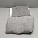 Central Park Ombre Window Curtain Panel Linen Gradient Print on Rayon Blend Fabric Backtab Rod Pocket Drapery Treatments for Living Room/Bedroom, Cream White to Gray, 50" x 108", Set of 2 (Grey)