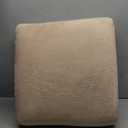 Loartee Thick Kids Round Rug - Coral Velvet Area Rugs, Memory Foam Circular Carpet for Nursery Playroom Home Decor Dormitory, Diameter 39 inch, Brown