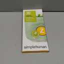 simplehuman Code Z 30 Count, Genuine Custom Fit Liner, Compostable Trash Bags in Dispenser Packs