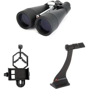 Celestron SkyMaster 20X80 Binocular & Smartphone Photography Adapter for Telescope & 93524 Roof and Porro Binocular Tripod Adapter, Black Celestron SkyMaster 20X80 Binocular & Smartphone Photography Adapter for Telescope & 93524 Roof and Porro Binocular Tripod Adapter, Black
