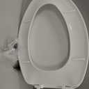 Bemis 170 Durable Plastic Toilet Seat, Elongated, White