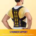 ZSZBACE Back Brace Posture Corrector for Men and Women, Full Adjustable for Upper and Lower Back Pain Relief- Scoliosis Hunchback Thoracic Spine Corrections and Back Support (Medium (Pack of 1))