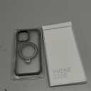 Temdan Designed for iPhone 16 Case,[with 360Rotatable Invisible Magnetic O-Ring Stand][Military Grade Shockproof][Compatible with MagSafe] Anti-Slip Translucent Matte Phone Case 6.1" (Grey)