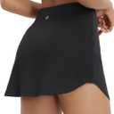 baleaf Womens Tennis Skirt Golf Skorts for Woman High Waisted with Shorts Pockets Athletic Running (Small, Black)