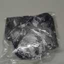 Round Table Cover Marble Texture Pattern,Table Cloth Cover Elastic Edge,Suitable for Catering and Kitchen Can Wipe Dining Round Table coverr,Black,for 36" to 44" Round Tables