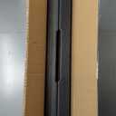 4Ft Folding Table Adjustable Height Portable Folding Tables Heavy Duty 400 lbs Capacity, Wood Grain Tabletop for Working Meeting Parties, Picnic, Camping, Weddings, Garden Dining-Black (4FT)