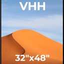 VHH 32x48 Snap Poster Frame,1 Pack,Lightweigt Black Coated Aluminum with plexiglass, 32x48-1pc