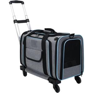 Compatible Handheld Pet Carrier Bag, Foldable Diagonal Design for Outdoor Travel with Cats