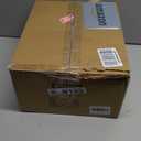 Bathroom Light Fixtures, Brushed Nickel Vanity Lights with Flared White Fabric Shade, 3 Light Wall Sconce, Modern Sconces Wall Lighting for Hallway Bedroom, VL837-BN-3