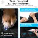 Dog Car Seat Cover for Back Seat, Hard Bottom Back Seat Extender for Dogs with Door Protector, Anti Scratch, Waterproof & Non-Slip Dog Backseat Cover for Small Mid Cars, SUVs & Trucks, Holds 450Lbs