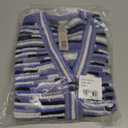 NIC+ZOE Women's Crochet Blues Cardigan, Large 