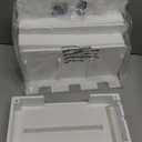 Veemoon 3pcs Outlet Cover Adhesive Switch Socket Protection Box for Bathrooms and Outdoor Use Heavy-duty Type Receptacle Shield against Water Splashes (White)