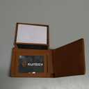 RUNBOX Wallet for Men Slim Rfid Leather 2 ID Window With Gift Box | Slim, Rfid, 2 ID Window, With Gift Box, Slim, Rfid