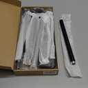 Livabber 3-Tier Over The Door Towel Rack, All Metal Towel Rack with Hooks for Door Hanging, Behind Door Towel Bar Towel Storage Holder for Bathroom Accessories, Black (19.37" L x 5.9" W x 24.4" H)