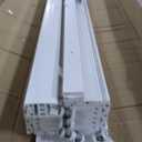 42X80in Accordion Door Interior,PVC Sliding Folding Doors with Lock,Divider Door with Hardware,White Waterproof
