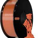 Silk Filament PLA 1.75mm Silk 3D Printer Filament, Silk RedCopper 1kg Spool (2.2lbs), Dimensional Accuracy +/- 0.02 mm, Fit Most FDM Printer