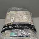 WITSHOCK 5x7 Washable Area Rug, Vintage Rug Traditional Floor Cover, Rugs for Living Room Bedroom Kitchen Accent, Non-Slip Stain Low Pile Resistant Floor Carpet, Light Blue