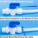 Offline Pool Chlorinator 300 Replacement for Pentair R171016 Rainbow Automatic Chlorine/Bromine Pool and Spa Feeder, for Inground Pool, Upgraded Control Valve and Connector Parts