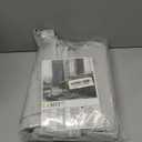 LAMIT Light Grey 100% Blackout Linen Curtains, 63 Inches Linen Textured Thermal Bedroom Curtains Back Tab and Rod Pocket Burlap Panels with White Liner for Farmhouse, 2 Panels, 52 x 63 Inch