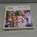 Bits and Pieces  500 Piece Jigsaw Puzzle for Adults  Christmas Barn Snowman - Animal Winter Scene Jigsaw Puzzle by Artist Larry Jones, Completed Puzzle Size: 18" x 24"